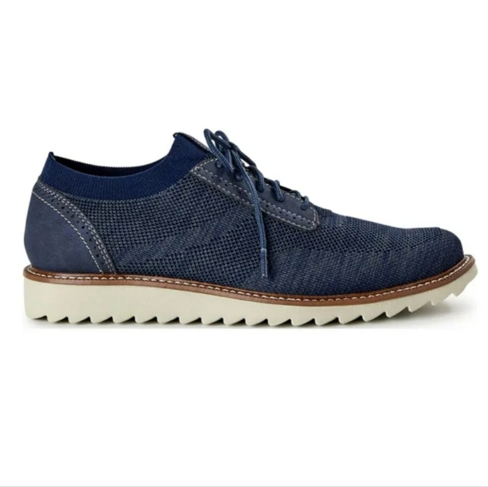 George Knit Hybrid Dress Shoe Lace Up Oxford Low Top Lightweight Fabric NWT